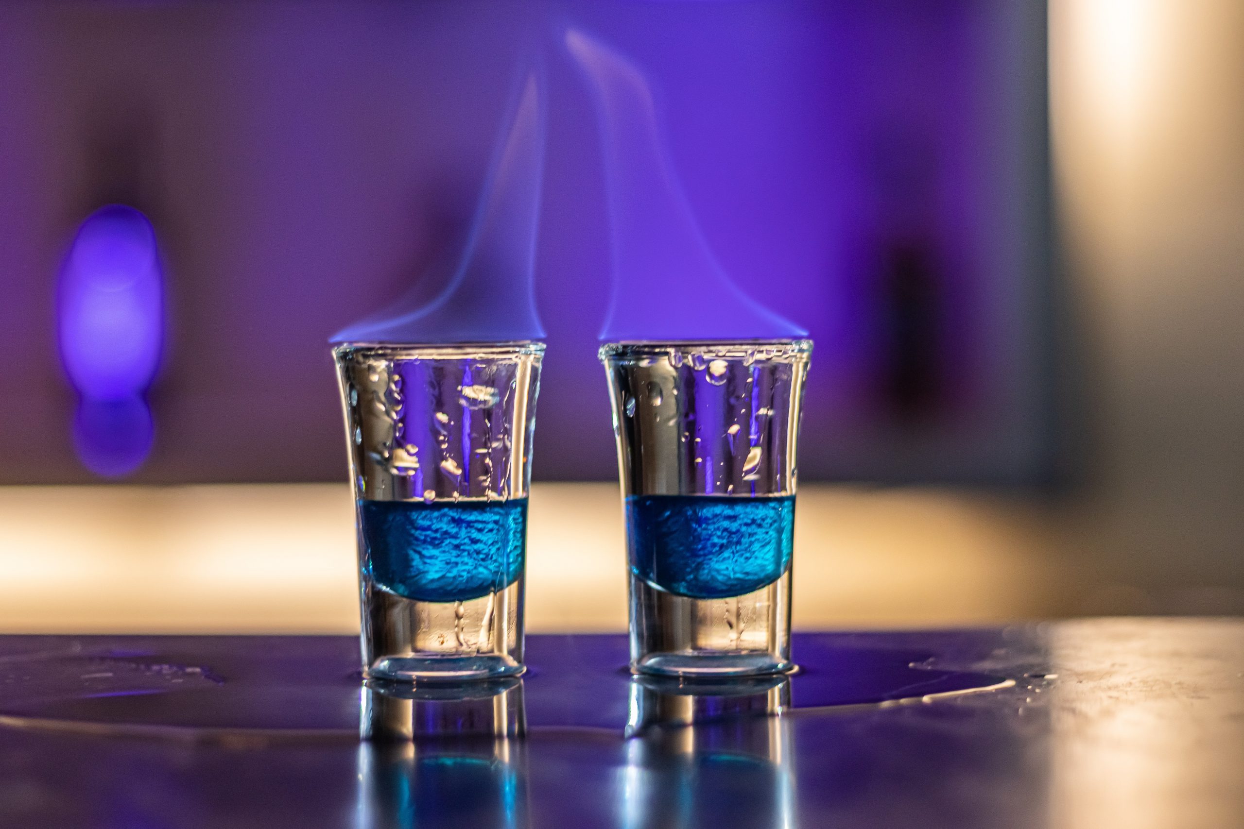 Flaming Tequila shots - Pep Up - Sonotel Hotel